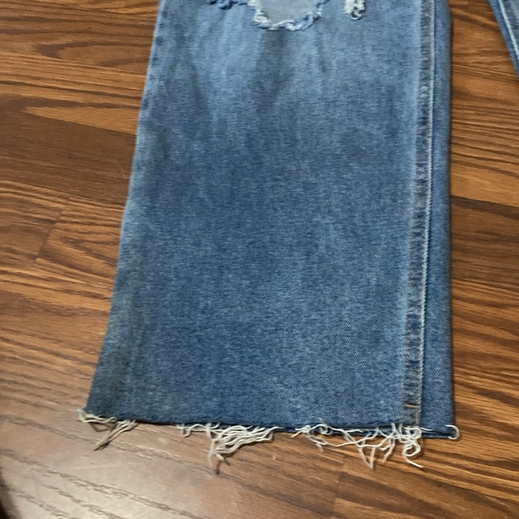 Wild Fable distressed jeans! High rise straight ankle size 14 - Picture 4 of 8
